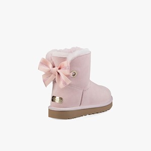 Ugg Customizable Bailey Bow Mini Klassiska Stövlar Dam Rosa (170528DTP)